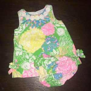 Lily Pulitzer baby dress with bloomers